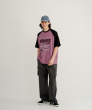 Something Raglan Short Sleeve T-shirt