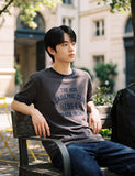Post Lettering Short Sleeve T-shirt
