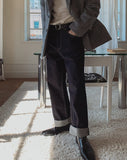 Theon Cinch Back Raw Denim