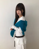 Ruer Frill Long Sleeve Layered T-Shirt