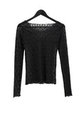 Brin See-through Lace Top