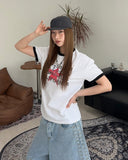 Aken Vintage Star Ringer Tee