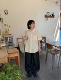 Hinky Summer Raw Denim Balloon Wide Pants