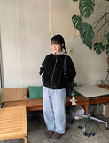 Econde Hidden Banding Light Blue Denim Pants