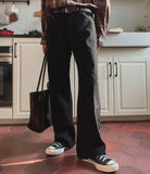 Kedi semi wide cotton pants