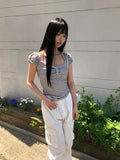 Swen Check Halter Blouse