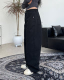 Blin Incision Wide Cotton Pants