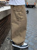 Beigetin Pigment Cargo Denim Pants