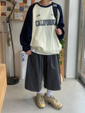 [Unisex] Kehiro Pigment Banding Bermuda Pants