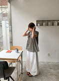 [unisex] Psil Eyelet Summer Nylon Wide Pants