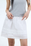 Lonesha embroidered short skirt