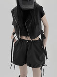 Purin nylon hooded vest