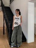 Cherry Print Loose Fit Sleeveless