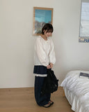 Ushini Lace Two-Way Skirt Pants