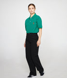 Bear Embroidery Pique Short Sleeve Tee
