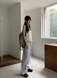 Mayata Vintage Halter Strap Point Layered Sleeveless