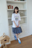 Valley Garden White Short Sleeve Tee