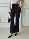 Wadia Boucle Semi Bootcut Slacks