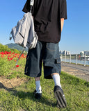 Cyven Cargo Bermuda Denim Pants