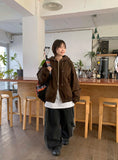 [unisex] Nehiko two-way work hood zip-up jumper