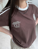 Cane tape line ringer tee