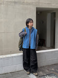 Benkyu Snap Parachute Banding Wide Pants