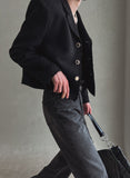 Lambus crop tweed jacket