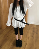 Roant V-neck Tiered Layered One Piece