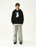 GRAR-LETTERING Training Pin Tuck Wide Pants
