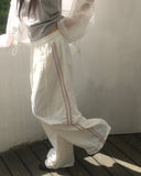 Neot Side Track Color Matching Nylon Pants