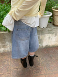Yudan Denim Bermuda Pants