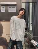 Rough See-through Layered Knit