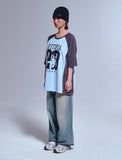 DYSTOPIA Raglan Short Sleeve T-shirt