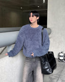 shaggy angora knit