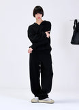 WRINKLE LINE KNIT PANTS