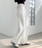 Winter span standard straight cotton pants