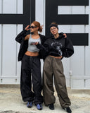 Nuts Balloon Nylon Parachute Pants