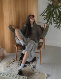 Side Round Pile Bermuda Pants