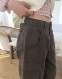 [MADE] Honot Vintage Cut Eyelet Pocket Cotton Pants