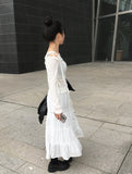 Block Unbalance Off Shoulder Shirred Long Sleeve Tee