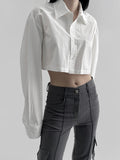 Lance cropped shirt