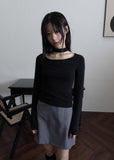 TIE NECK LONG SLEEVE