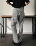 Shadow Gray Wide Denim