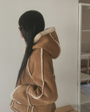 Most Fleece Hood Mustang Short Jacket