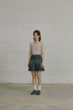 STRIPE KNIT SQUARE TOP