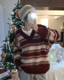 Senne two-tone fur hairband