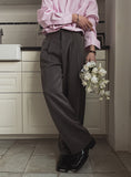 Suare two tuck wide slacks