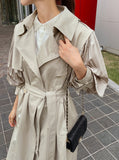Napol Pleats Trench Coat