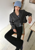 STRIPE BOOTCUT DENIM