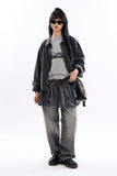 Scaddan pigment zip-up work jacket